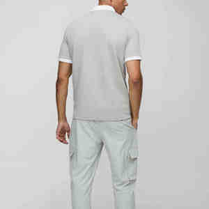 Camisa Polo de Estilo Elegante, Tela Suave, Ajuste Cómodo para Oficina, Negocios, Viajes y Atuendos Casuales Diarios para Hombre - Product Image 2