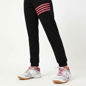 Women’s Black & <b>Pink</b> Striped <b>Tracksuit</b> Set Women’s <b>Tracksuit</b>, Black Jogger Set, Striped Activewear, Crewneck Sweatshirt Set - Product Image 5