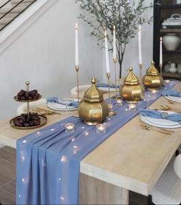 Créations Antiques : Table en Fer Faite à la Main, Découpée au Laser, Revêtement Poudré Noir Mat, Design Arabe Vintage, Résistante à la Chaleur, Écologique - Product Image 3