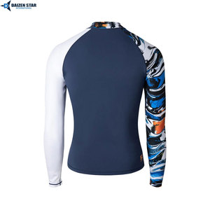 Long Sleeve Rashguard Men Breathable Stretch Sports Shirt Quick Dry Fitness UV Protection - Product Image 5