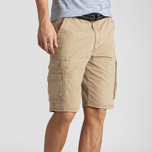 Pantalones Cortos Cargo de Algodón 100% Personalizados para Hombre, Casuales, Lisos, Teñidos, Transpirables, Ligeros, con Cordón en la Cintura - Product Image 5
