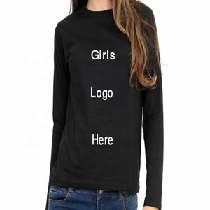 Camiseta estampada informal de alta calidad para niñas, manga larga y cuello transpirable, directa desde Bangladesh, para niños, Tops, grupo de edad - Product Image 2