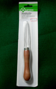 Herramienta de gancho para botones AA0116 con mango de madera | Para personas mayores con destreza limitada: Ayuda para vestirse con una sola mano para camisas, abrigos y vestidos - Product Image 3