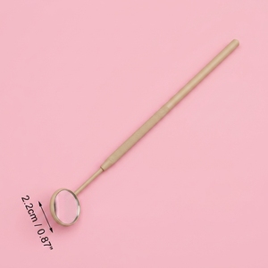 Stainless Steel Round Lash Inspection <b>Mirror</b> Professional Circle Eyelash Extension <b>Mirror</b> <b>Lightweight</b> Salon Lash Checking - Product Image 3