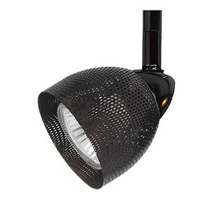 Black <b>Round</b> Metal Mesh Shade Track Light Head and <b>Frame</b> High-quality Product Category - Product Image 1