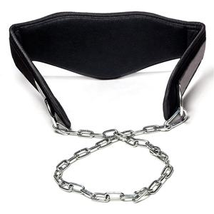 New Arrival Unisex Neoprene Dip <b>Belt</b> Grey Camouflage Weightlifting Gym <b>Exercise</b> Back Support Straight Form Heavy-Duty Chain - Product Image 5