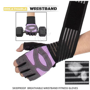 Lightweight Breathable Design Adjustable Fit Fitness Gloves For Gym Workout Training And Exercise Use - Product Image 5