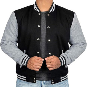 College Baseball Varsity <b>Jacket</b> for <b>Men</b> Premium Wool & <b>Leather</b> Letterman Design Football Varsity <b>Jacket</b> - Product Image 1