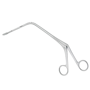 Pinzas manuales de polipos laríngeos Jurasz Premium de 19 cm y 22 cm, de acero inoxidable, certificadas CE Clase II, para biopsia de cordón vocal y faringe en ORL. - Product Image 5
