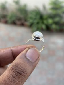 Anillo de Plata de Ley 925 con Perla Natural, Diseño Clásico Vintage, Hecho a Mano, Precio Económico, Venta al Por Mayor de Fábrica - Product Image 2