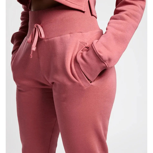 Pantalones Deportivos de Algodón para Mujer, Cintura Alta, con Cordón, Corte Holgado, para Yoga, Correr, Casuales, con Bolsillos - Product Image 5