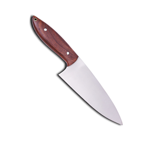 Cuchillo de Chef UM STEEL de Acero de Damasco Hecho a Mano, Hoja de Acero Inoxidable 440C de 7 Pulgadas, Funda de Cuero, Acabado de Alto Brillo, Ajustable - Product Image 5