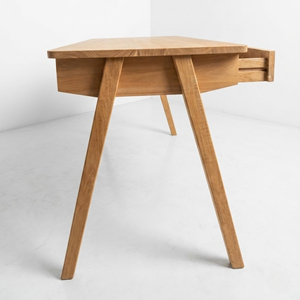 Escritorio Ejecutivo de Teca para Proyectos Hoteleros, Cajones de Madera Maciza, Acabado Natural, Proveedor de Muebles para Resorts y Villas - Product Image 4