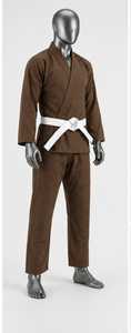 Kimono de BJJ Marrón para Adultos Unisex, 100% Algodón, Duradero, Corte Regular, Ropa de Artes Marciales, Bjj Gi - Product Image 5