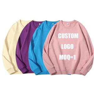 Sweat-shirts à capuche pour hommes en coton 100% de haute qualité, tissu épais 300 g/m², impression personnalisée du logo, sweat-shirt à col rond unisexe pour hommes - Product Image 2