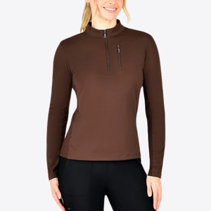 Camisa de equitación para mujer, nueva, al por mayor, para competición, manga larga, hombros caídos - Product Image 6