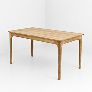 Table à manger en teck moderne, meubles en bois massif durables pour villas de luxe, restaurants, fabrication sur mesure OEM ODM - Product Image 2