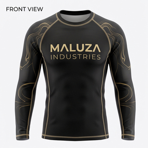 Custom Logo Short Rash Guard Swimwear Unisex 100% Cotton Quick Dry UPF 50+ <b>Compression</b> Shirts BJJ MMA Grappling Jersey - Product Image 1
