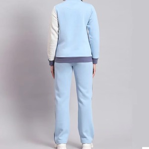 Ensemble de survêtement d'été pour femme en tissu polaire durable à haute densité (GSM), 2 pièces, manches courtes et short, idéal pour la course et l'entraînement - Product Image 3