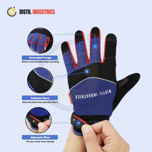 Guantes de Trabajo Tácticos de Seguridad Antivibración para Exteriores, Resistentes a Cortes, de PU de la Mejor Calidad, para Mecánicos, Anti-Impacto y a Prueba de Golpes - Product Image 1