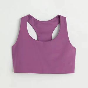 Women Activewear Sports <b>Bra</b> <b>Low</b> <b>Back</b> Crop Top Yoga Fitness Gym Workout Apparel Custom Color OEM ODM Wholesale Supplier - Product Image 1
