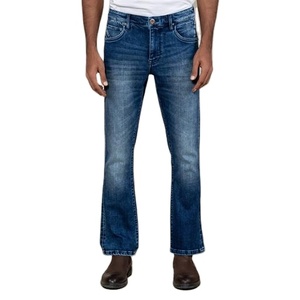 Jeans droits pour homme sur mesure, pantalons décontractés, taille personnalisée, pantalons en denim extensible pour homme - Product Image 2