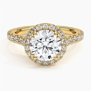 Bague élégante en or avec pierre scintillante style diamant, bijou romantique pour fiançailles, mariage, cadeau - Product Image 4