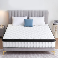 Matelas hybride intelligent à ressorts Queen Diamond de haute qualité avec certification CertiPUR-US et Oeko TEX