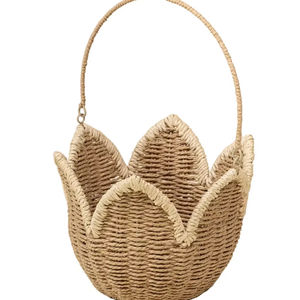 ตะกร้าเก็บของรูปทรงดอกไม้ทำจากกระดาษ ผลิตด้วยมือในเวียดนาม ดีไซน์รักษ์โลก พร้อมราคาขายส่งสำหรับเทศกาลอีสเตอร์ - Product Image 1