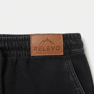 Pantalones Vaqueros de Mezclilla para Hombre, Corte Recto, Cintura Media, Color Negro Sólido, Ajuste Casual, Lavado Regular, Algodón de Peso Medio, Estilo Otoñal - Product Image 5