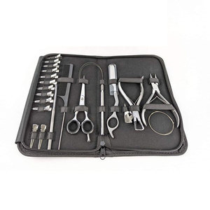Kit de Herramientas para Extensiones de Cabello, Juego Completo de Herramientas Profesionales para Servicios de Extensiones de Cabello en Salón, Instalación y Remoción - Product Image 2