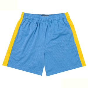 Shorts de basketball personnalisés en polyester double maille pour hommes, haute qualité, vente en gros, avec poche - Product Image 5