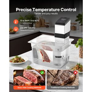 Circolatore a Immersione Smart Sous Vide da 1500W per Cottura di Precisione con Display Digitale a LED e Regolazione a Vite - Product Image 2