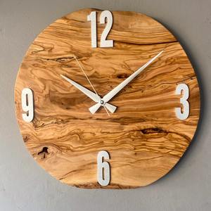 Reloj de madera para sala de estar, reloj de madera decorativo para oficina, reloj de pared grande de madera, elegante reloj de pared, diseño de interiores - Product Image 1