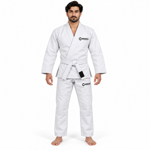 Kimono de Jiu-Jitsu personnalisé, uniforme léger en tissu tissé perlé respirant et pré-rétréci pour l'entraînement au Jiu-Jitsu Brésilien - Product Image 2