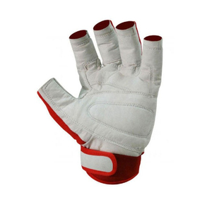Guantes de Pesca de Alta Calidad, Más Vendidos, de Media Mano, Rojos y Blancos, Sintéticos, Unisex, para Todas las Estaciones, Fáciles de Poner - Product Image 2