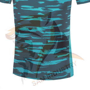 Camiseta para hombre con estampado por sublimación en toda la prenda, nuevo diseño, poliéster, antiarrugas, manga corta. - Product Image 6