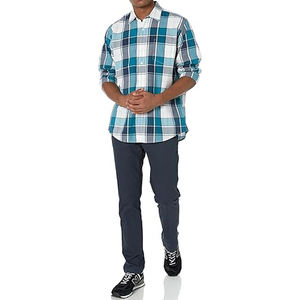 Chemise habillée pour homme en twill 100 % coton respirant à manches longues, qualité supérieure, fournisseur OEM en gros - Product Image 5