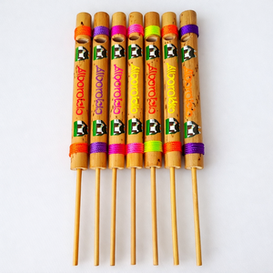Silbatos Largos de Bambú Clásicos, Juguetes Ecológicos Hechos a Mano con Bambú Natural para Recuerdos/Regalos - Product Image 2