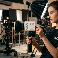 DENGWEI MT80Bi 80W Lampe vidéo COB bicolore portable 2700K-6500K CRI 96+ Lumière LED portable pour photographie en extérieur et en studio