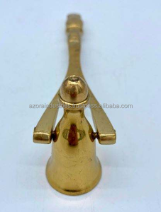 Metal <b>Candle</b> Snuffer Handmade <b>Gold</b> Plated <b>Candle</b> Snuffer Good Quality Bell Shape Top Pineapple by Azora Industries - Product Image 2
