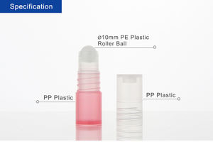 ลูกกลิ้งโลหะพลาสติก 2 มล. ขวดลูกกลิ้งน้ำมันหอมระเหยแบบพลาสติกสำหรับตัวอย่าง - Product Image 4