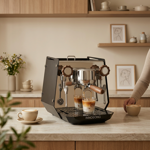 <span class=keywords><strong>Cafetera</strong></span> Espresso Profesional Comercial <span class=keywords><strong>Barista</strong></span> <span class=keywords><strong>Express</strong></span> de un Grupo, 15 Bares, con Caldera Múltiple - Product Image 4