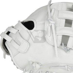 Gants de baseball professionnels en cuir blanc de haute qualité pour lanceur gaucher, imperméables, protection UV, unisexe, entraînement - Product Image 6