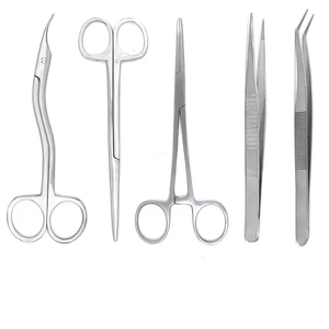 Azicon's Student Dissecting Kit Stainless Steel Biology Anatomy Laboratory Scalpel Scissors Teasing <b>Needle</b> Probe Tools <b>Case</b> - Product Image 5