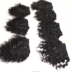 Invisible clip in hair <b>extensions</b> real human hair, seamless blend, ultra thin wefts, secure hold, reusable, natural volume - Product Image 1