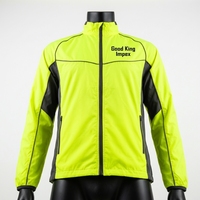 Veste de sport d'hiver de haute qualité à col montant zippé, avec logo frontal, pour la course à pied, à manches longues, légère, pour l'entraînement et les activités sportives