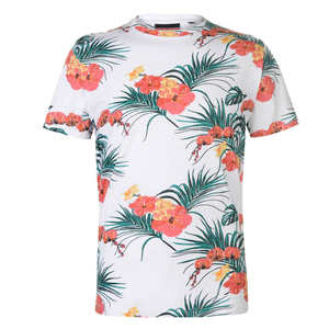 T-shirts formels pour hommes personnalisés imprimés en sérigraphie, 100 % coton, haute qualité, séchage rapide, respirants, coupe ample, vente en gros - Product Image 2