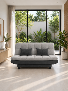 Sofá Cama Roblox Gris, Estilo Moderno Minimalista para Villa, Apartamento, Sala de Estar, Hotel, Casa, Fabricante de Sofás, Sofá Cama Convertible - Product Image 5