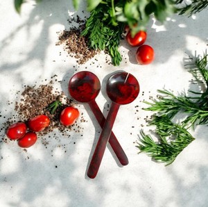 Resin Serving Spoon Durable Food Safe Kitchen Serving Accessory for Family Dining and <b>Buffet</b> Service - Product Image 6